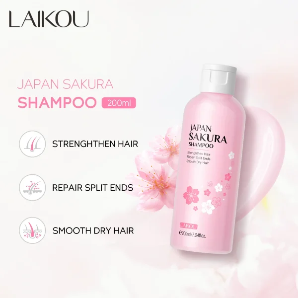 شامبو Laikou Sakura للعناية بالشعر - Image 2